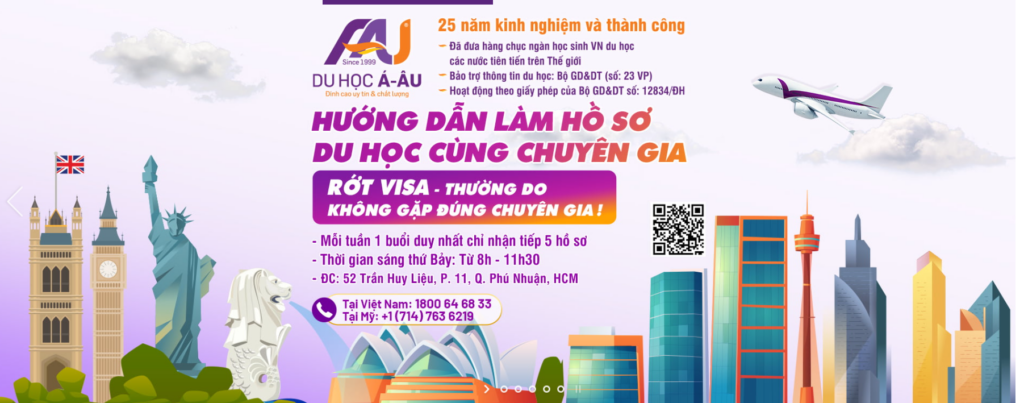 Giới thiệu dịch vụ Tư vấn Du học Mỹ của Du Học Á Âu