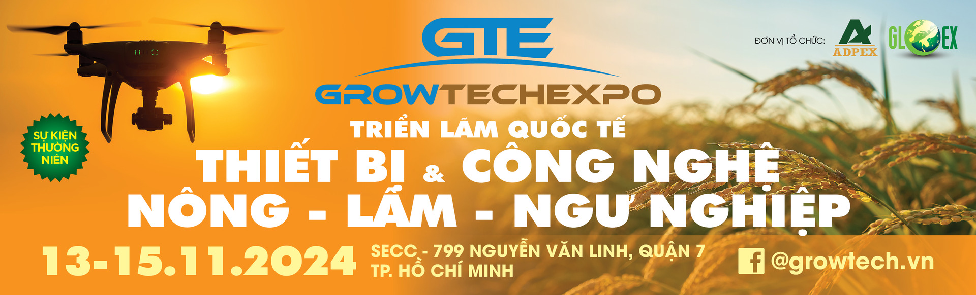 Growtech Vietnam Expo 2024 – Triển lãm quốc tế chuyên ngành thiết bị công nghệ nông – lâm – ngư nghiệp